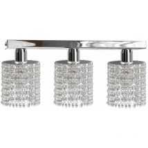 Keter Lighting - 540 Diament Deckenstrahler Bar Hanging Droplets, 60cm, 3x E27