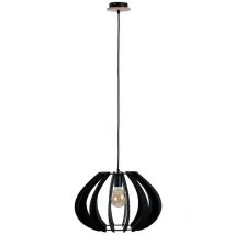 646 Nora Wire Frame Lampada da soffitto a sospensione nera, 44,5 cm, 1x E27 - Keter Lighting