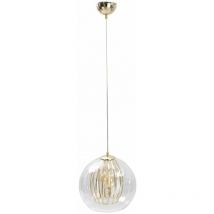 650 Glamour Dome Pendelleuchte Gold, 30cm, 1x E27 - Keter Lighting