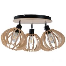 Keter Lighting - 827 Faretto da soffitto Nicoleta Clusters Nero, 32 cm, 3x E27