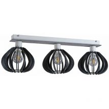 833 Nicoleta Deckenstrahler Bar Grau, 62cm, 3x E27 - Keter Lighting