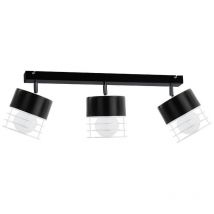 858 Mao Faretto da Soffitto Bar Nero, 60 cm, 3x E27 - Keter Lighting