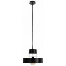 Keter Lighting - 865 Bossi Wire Dome Suspension Plafonnier Noir, 30cm, 1x E27
