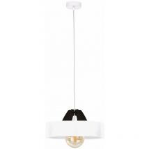 889 Bossi Dome Lámpara de Techo Colgante Blanca, 30cm, 1x E27 - Keter Lighting