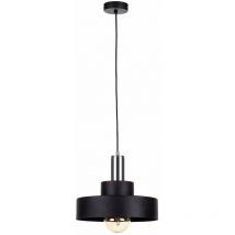 Keter Lighting - 894 Giza Dome Suspension Plafonnier Noir, Argent, 30cm, 1x E27