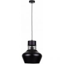 Keter Lighting - 907 Moyo Dome Pendel-Deckenleuchte Schwarz, 29cm, 1x E27
