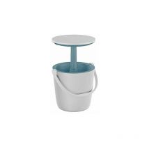 Tavolino Portabevande Portaghiaccio Portatile In Resina Keter Go Bar Bianco - K247032