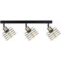 Keter Lighting - Keter Viva Ceiling Spotlight Bar Gold, 60cm, 3x E27