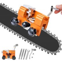 Kettensägen-Kettenschärfgerät, Kettensägen-Kettenschärfvorrichtung, einfach zu bedienen, Kettensägen-Kettenschärfset, für alle Arten von Kettensägen,