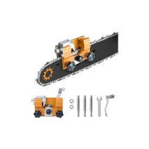 Kettensägenschärfer, Kettenschärfvorrichtungs-Sets mit 3 Hartmetallfräsern, geeignet für alle Arten von Kettensägen, tragbares