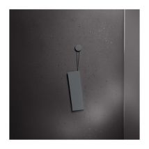 Keuco - Edition 400 Duschabzieher 04959380000 grau (ral 7011), mit Wandhalterung