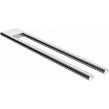 Keuco - Edition 400 - Porte-serviettes double, longueur 45 cm, chrome 11518010000