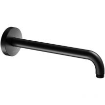Keuco - Elegance - Braccio doccia, lunghezza 30 cm, nero opaco 51688370300