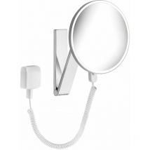Keuco - Specchi cosmetici - Specchietto cosmetico a parete con illuminazione a led, cromo 17612019001