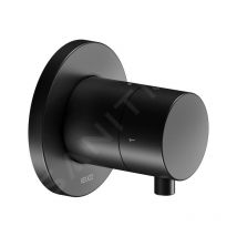 Keuco IXMO - Soupape encastrée pour 2 appareils, noir mat 59557371001