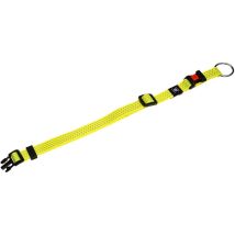 Flamingo - K&f Art Sportiv Plus Collar, 25mm 45-65 Cm Giallo Riflettente, Regolabile