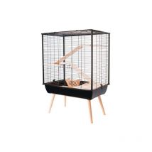 Zolux Käfig Neo Cosy - Großes Gestell (77,5 x 47,5 x 109 cm), Grau