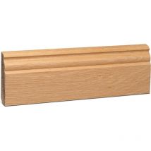 Kgm Hamburger Sockelleiste Eiche Natur Lackiert 22 X 96 Mm 2,4 M
