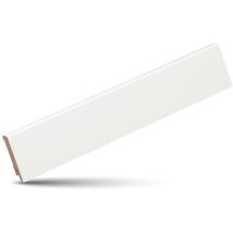 Kgm Sockelleiste Modern Weiß Lackiert Kiefer Massivholz 16x58mm
