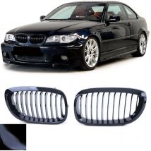 Grillniere - bmw 3er E46 Coupé Cabrio 03-07 - Sport Performance - Schwarz glänzend