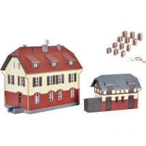 Eisenbahnergebaude con Edificio secondario Kibri 37112 n