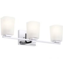 Elstead Kichler Roehm Badezimmer-Wandleuchte Chrom poliert, IP44