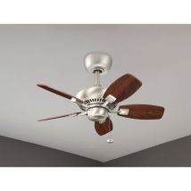 Kleiner Deckenventilator canfield ø 76cm mit 2-farbigen Holzflügeln