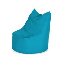 Kicky Bean Bag (Water Resistant) with Beans Filling - Light Blue