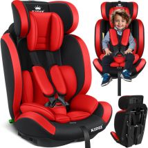 Kidiz - Asiento de Coche para Niños Asiento de Coche para Niños Grupo 1+2+3 9-36 kg arnés de Seguridad de 5 Puntos Asiento de Coche para Niños