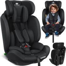 Kidiz - Asiento de Coche para Niños Asiento de Coche para Niños Grupo 1+2+3 9-36 kg arnés de Seguridad de 5 Puntos Asiento de Coche para Niños