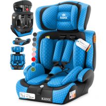 Kidiz Autokindersitz Kindersitz Kinderautositz Autositz Sitzschale 9 Kg - 36 Kg 1-12 Jahre Gruppe 1/2 / 3 Universal Zugelassen Nach Ece R129/03 Blau