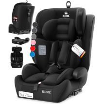 Autokindersitz Premium Kinderautositz Gruppe 1+2+3, 9-36 Kg 5-punkt-sicherheitsgurt Autositz Kindersitz Einstellbare Kopfstütze Mitwachsend Schwarz - 