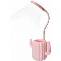 Ousudela - Wireless Desk Lamp, Adjustable Brightness Touch led Reading Table Lamp with Pencil Holder Desk Decoration Original Gift for Teenage Girl