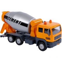 Kids Globe Traffic Betonmischer, Spritzguss Fahrzeug Beton Mischer, Licht/Sound