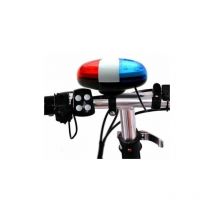 Tuserxln - Kids Tech Bike led Light - Police Sound Light , 6 led Light 4 Sounds Trumpet, Warning Safety Light