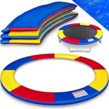 Trampolin Randabdeckung Bunt Ø244 cm Federabdeckung reißfest Randschutz - Kiduku