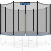 Kiduku Sicherheitsnetz Fangnetz Schutznetz Netz Für Trampolin Ersatznetz 305 Cm - 6 Stangen