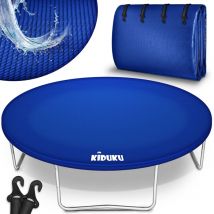 KIDUKU Telo Protettivo Copertura per Trampolino Elastico 244 cm Tappeto di Protezione dalle Intemperie per Tappeti Elastici Telone Antipioggia,