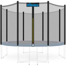 Rete di Sicurezza per Trampolino con ø 244cm 305cm 366cm 427cm Rete di Ricambio per Trampolino da Giardino 427 cm (8 pali) - Kiduku