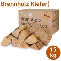 Kiefer Brennholz Kaminholz 15 kg Holz Für Ofen und Kamin Kaminofen Feuerschale Grill Feuerholz 30 cm Holzscheite Wood Kammergetrocknet Flameup