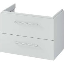 kielle Arkas I - Mobile sottolavabo 79x44x57 cm, 2 cassetti, grigio 50011802