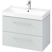 Arkas I - Schrank Mit Waschtisch, 80x57x44 Cm, 2 Schubladen, Grau 50011s82 - Kielle
