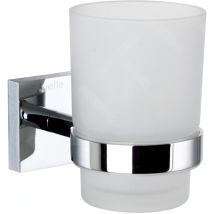 Harmonia - Verre pour brosse à dents et dentifrice, verre mat / chrome 40023000 - Kielle