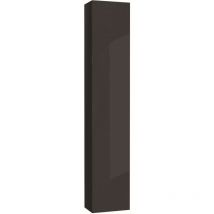 Kielle - Meara - Hochschrank, Wandmontage, 25x16x130 cm, dunkelgrau glänzend 50226016