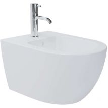 Kielle - Oudee - Wand-Bidet, mit Überlauf, Hahnloch, weiß 30302000