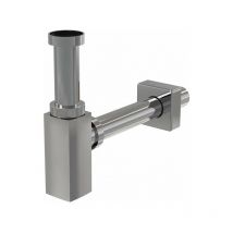 Sifoni - Sifone da lavabo, diametro 32mm, squadrato, metallo 30901011 - Kielle