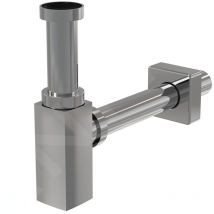 Kielle - Siphons - Siphon pour lavabo, diamètre 32 mm, anguleux, métal 30901011