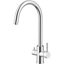 Wimeo - Miscelatore da lavello, con funzione di filtraggio, cromo 10525F00 - Kielle
