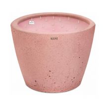 Betonkerze Sojawachs Modernes Design xxl Rosa - Kiini