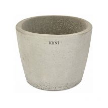 Beton-Outdoor-Topfblumen-Blumenständer für den Innenbereich - Garten l Grau - Kiini